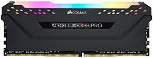 Corsair Vengeance Pro - Módulo RGB de 16 GB (1 x 16 GB) DDR4 3600 (PC4-28800) C18 1,35 V, optimizado AMD Ryzen, Color Negro