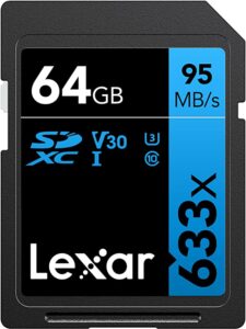 Lexar Profesional 633x Tarjeta SD 64GB