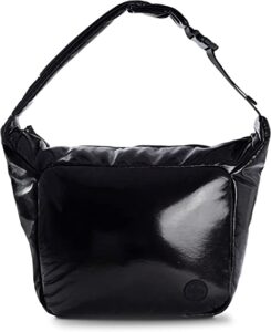 Munich Gloss Hobo Black, Bolsos Moda Unisex Adulto