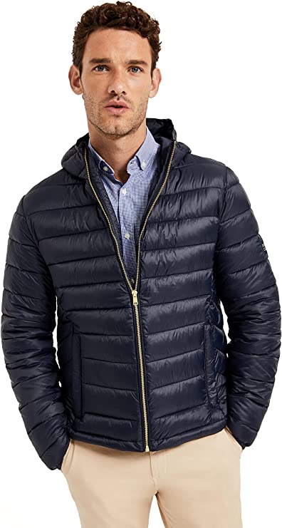 POLO CLUB Chaqueta Mickael reciclada y ultraligera con capucha y etiqueta textil hombre