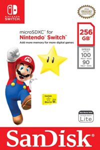 SanDisk 256GB microSDXC card for Nintendo Switch