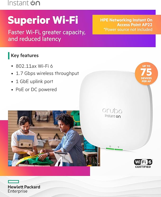 WIFI 6 Aruba Instant On AP22